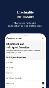 La Tribune screenshot