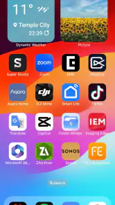 Lanceur iOS 18 screenshot