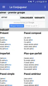 Le Conjugueur screenshot
