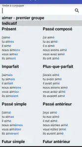 Le Conjugueur Premium screenshot