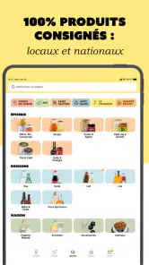 Le Fourgon, produits consignés screenshot
