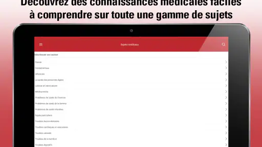 Le Manuel MSD grand public screenshot