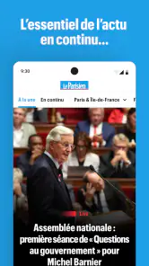 Le Parisien : l'info en direct screenshot