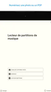 Lecteur de partitions musique screenshot