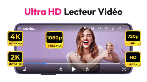 Lecteur vidéo et musique screenshot