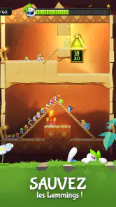 Lemmings - Aventure puzzle screenshot