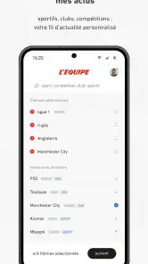L’ÉQUIPE - actu, score, match screenshot