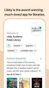 Libby, créé par OverDrive screenshot
