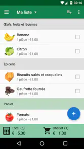 Liste de courses - SoftList screenshot