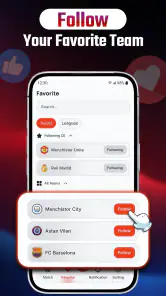 Live Football Score & Match screenshot