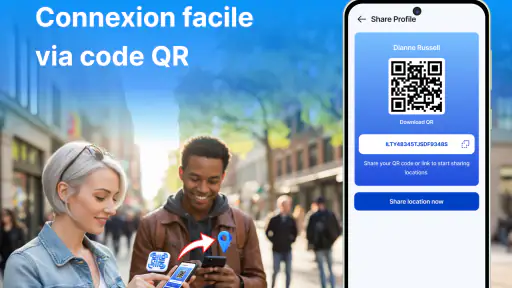 Localisation GPS – Partage screenshot