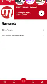 M Radio chansons francaises screenshot