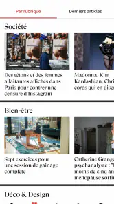 Madame Figaro, le news féminin screenshot
