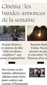 Madame Figaro, le news féminin screenshot