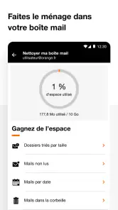 Mail Orange - Messagerie email screenshot