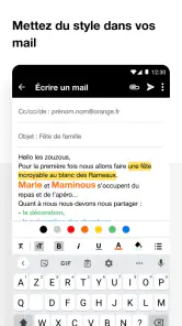 Mail Orange - Messagerie email screenshot