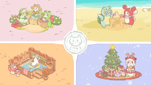Manoir des Chats : Jeu Inactif screenshot