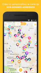 Mapstr screenshot