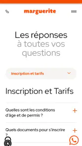 marguerite Autopartage Nantes screenshot