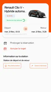 marguerite Autopartage Nantes screenshot