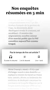 Mediapart, journal indépendant screenshot