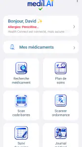Medil AI : Guide Médicaments screenshot