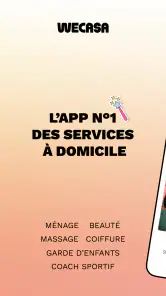 Ménage et bien-être - Wecasa screenshot