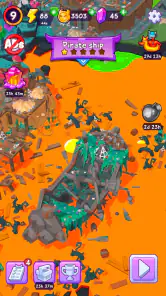Merge Helltown: jeu de fusion screenshot