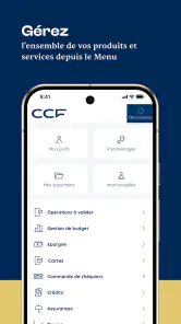 Mes Comptes CCF screenshot