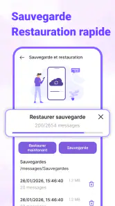 Messages : SMS Accueil screenshot