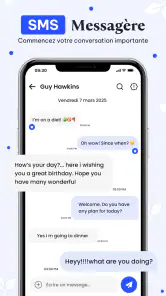 Messages SMS : Messagerie screenshot