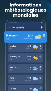 Météo en temps réel screenshot
