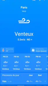 Météo, Prévisions: Weather Sky screenshot