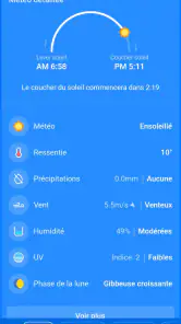 Météo, Prévisions: Weather Sky screenshot