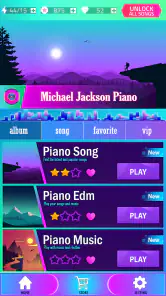 Michael Jackson - Piano Game screenshot