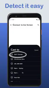 Mirror Link Phone Car Screen screenshot