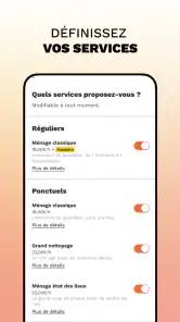 Mission à domicile Wecasa Pro screenshot