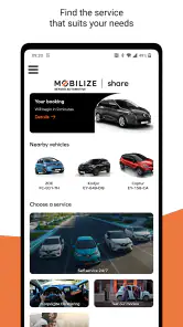 Mobilize screenshot