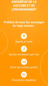 momox, vente de seconde main screenshot