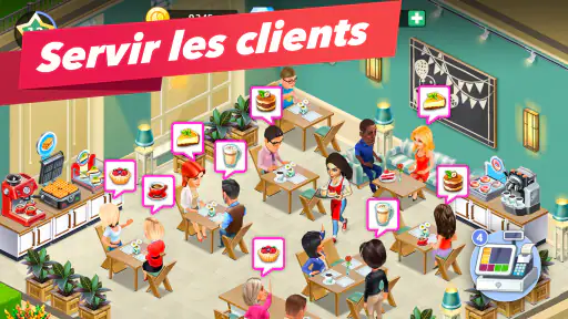 Mon café — jeu de restaurant screenshot