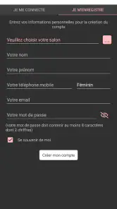 mon coiffeur screenshot
