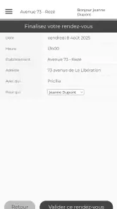 mon coiffeur screenshot