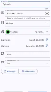 Mon Congélateur screenshot