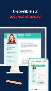 Mon CV Parfait : CV designer screenshot