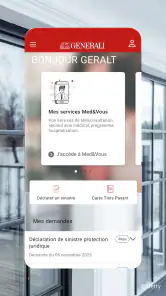 Mon Generali - Appli assurance screenshot
