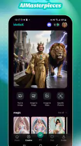 MotioX: AI Video, Art & Chat screenshot