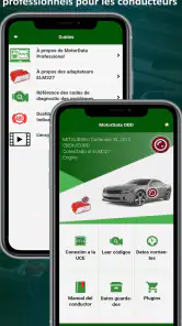 MotorData OBD ELM car scanner screenshot