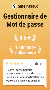 Mots de passe et clés－Safe screenshot