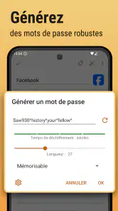 Mots de passe et clés－Safe screenshot