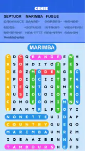 Mots Mêlés Puzzle Challenge screenshot